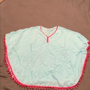 Swim coverup poncho